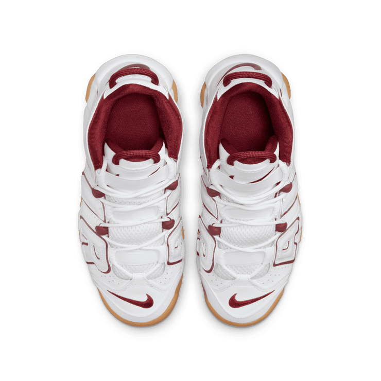 Nike Air More Uptempo GS 'White Team Red Gum' Angle 0