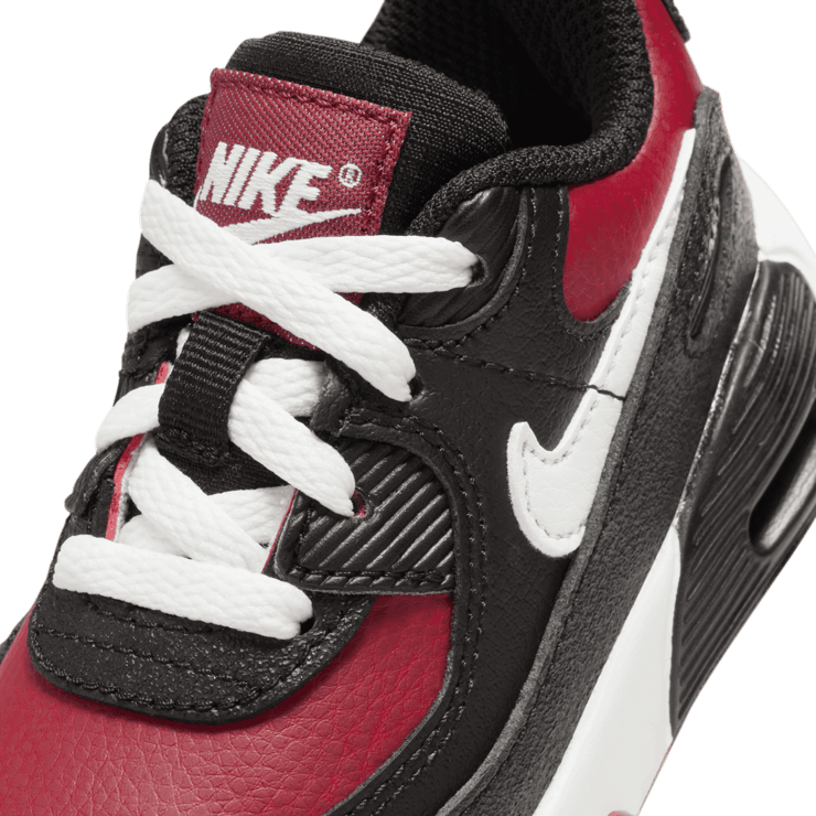 Nike Air Max 90 Leather TD 'Black Team Red' Angle 4