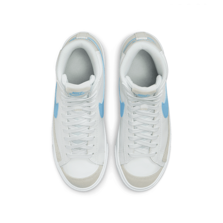 Nike Blazer Mid '77 GS 'Summit White Aquarius Blue' Angle 1