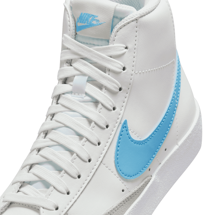 Nike Blazer Mid '77 GS 'Summit White Aquarius Blue' Angle 4