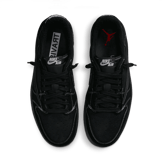 Jordan 1 Low Travis Scott Black Phantom Angle 1