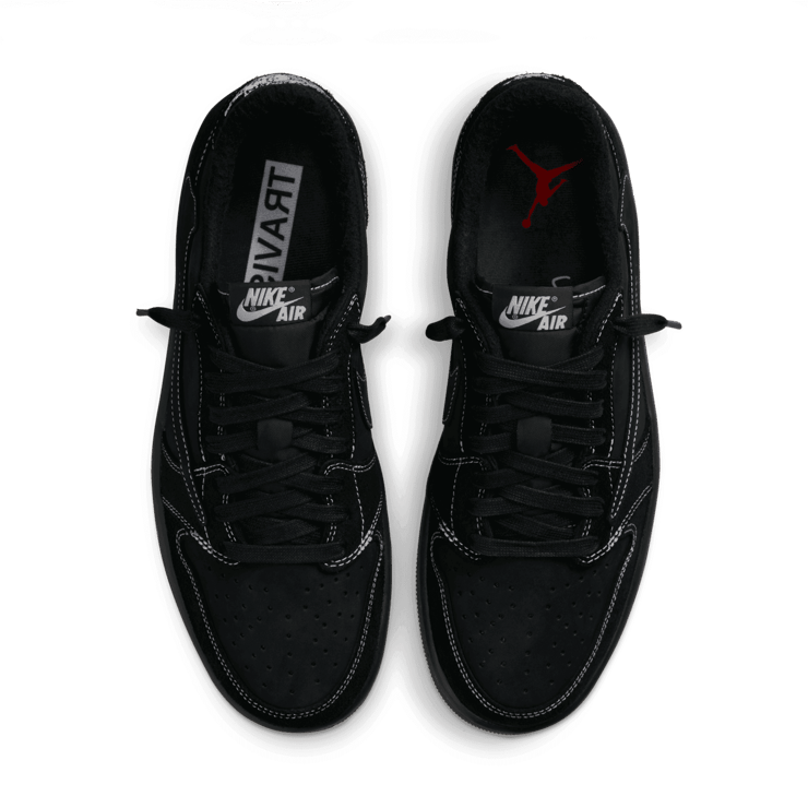 Jordan 1 Low Travis Scott Black Phantom Angle 1