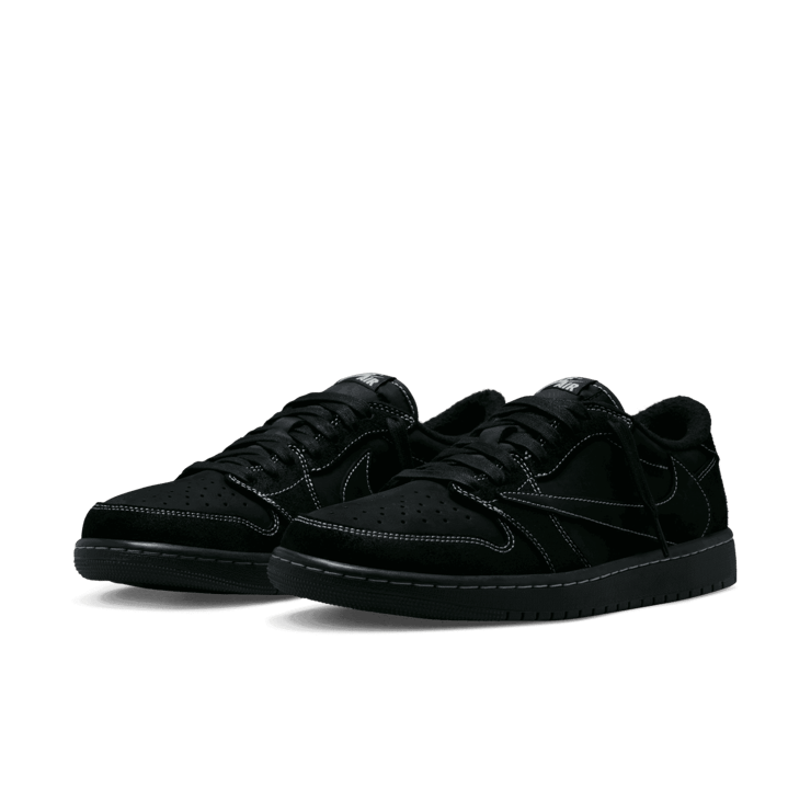 Jordan 1 Low Travis Scott Black Phantom Angle 2