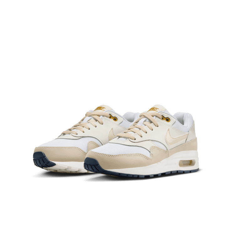 Nike Air Max 1 GS 'White Bronzine' Angle 2