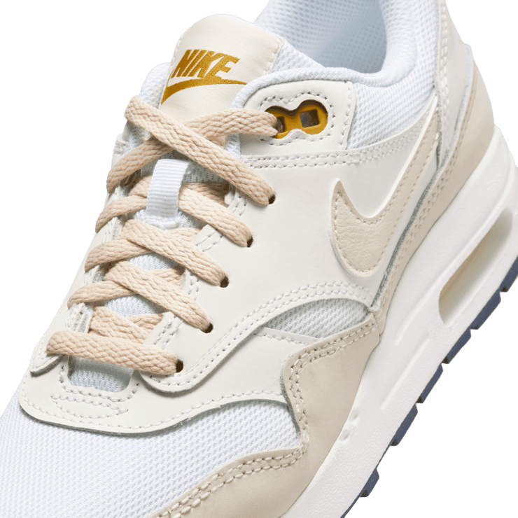 Nike Air Max 1 GS 'White Bronzine' Angle 4