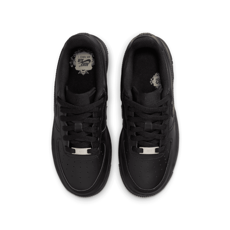 Nike Air Force 1 LE GS 'Triple Black' Angle 1