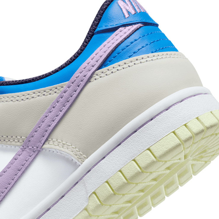 Nike Dunk Low GS 'Khaki Blue Pink' Angle 4