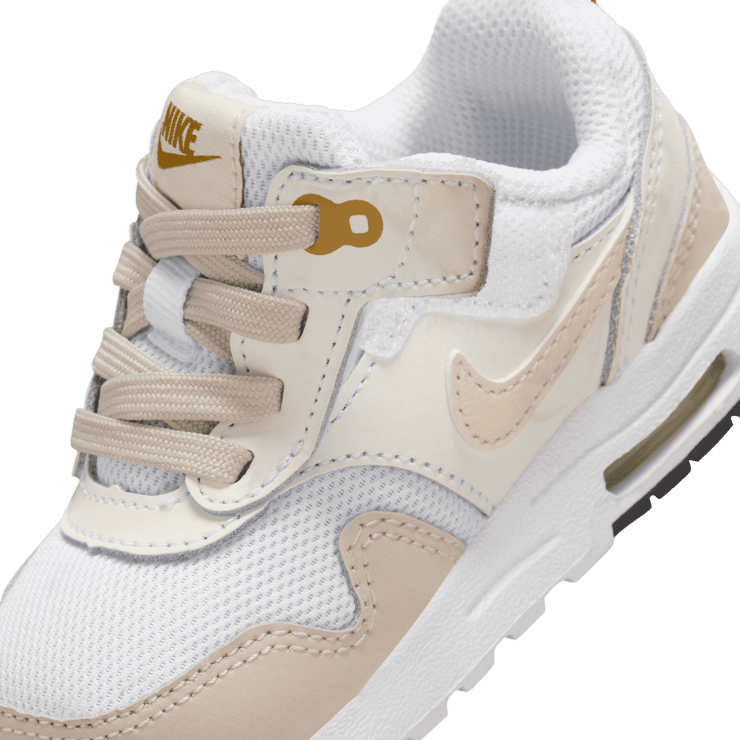 Nike Air Max 1 EasyOn TD 'White Light Orewood Brown' Angle 4