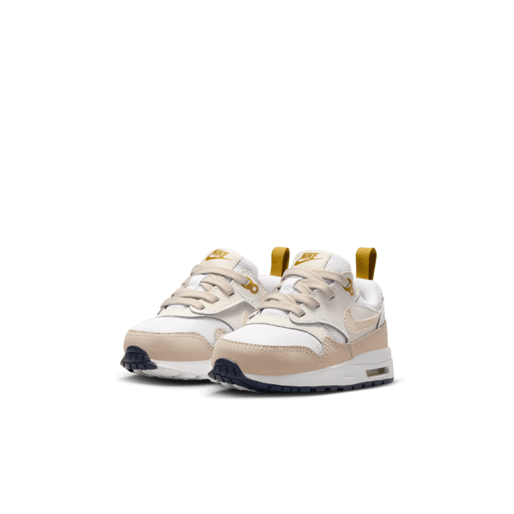 Nike Air Max 1 EasyOn TD 'White Light Orewood Brown' Angle 2