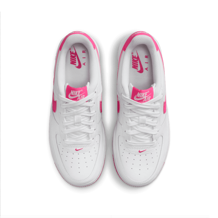 Nike Air Force 1 GS 'White Laser Fuchsia' Angle 1