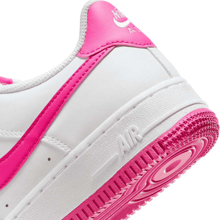 Nike Air Force 1 GS 'White Laser Fuchsia' Angle 5