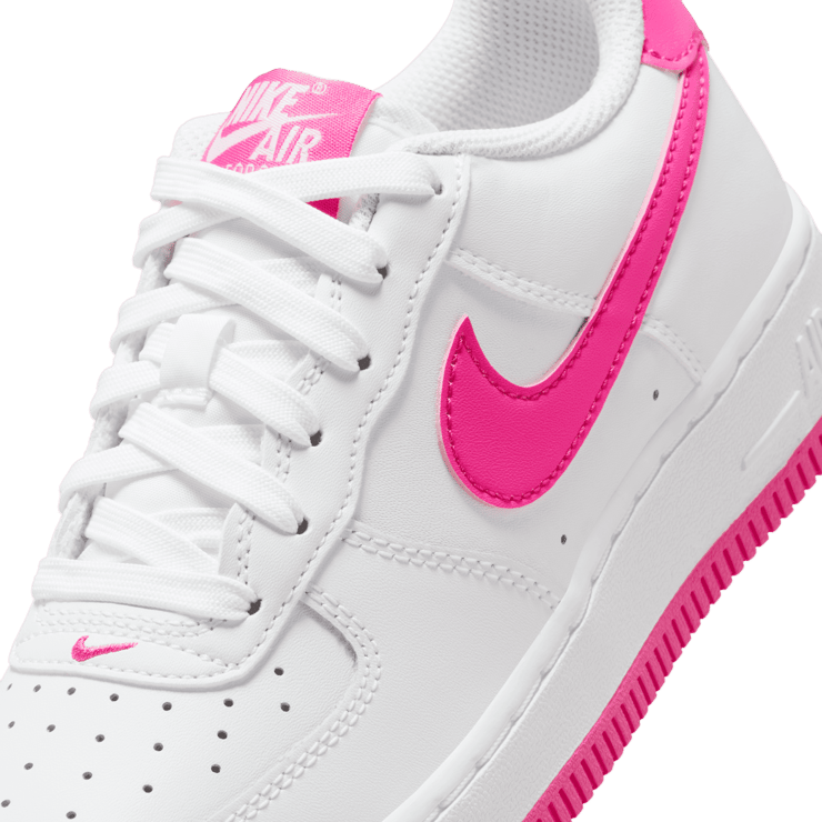 Nike Air Force 1 GS 'White Laser Fuchsia' Angle 4