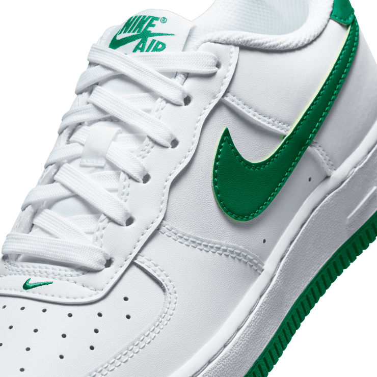 Nike Air Force 1 GS 'White Malachite' Angle 4