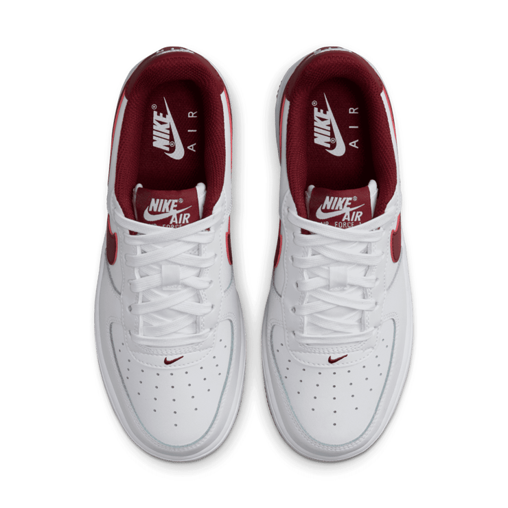 Nike Air Force 1 GS 'White Team Red' Angle 1