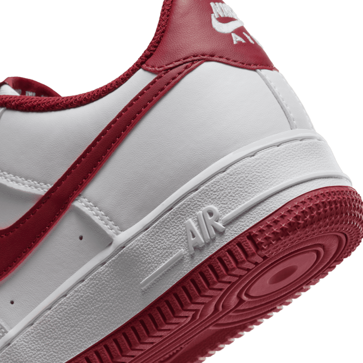 Nike Air Force 1 GS 'White Team Red' Angle 5