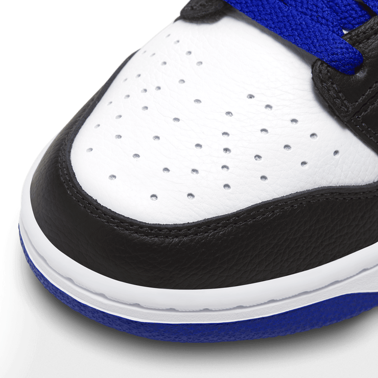 Nike Dunk Low White Black Royal Angle 4