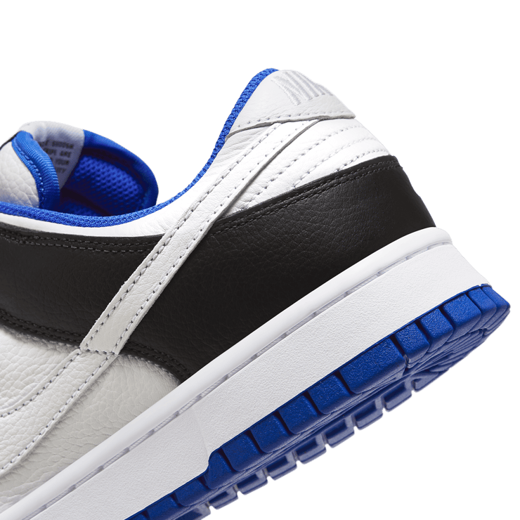 Nike Dunk Low White Black Royal Angle 5