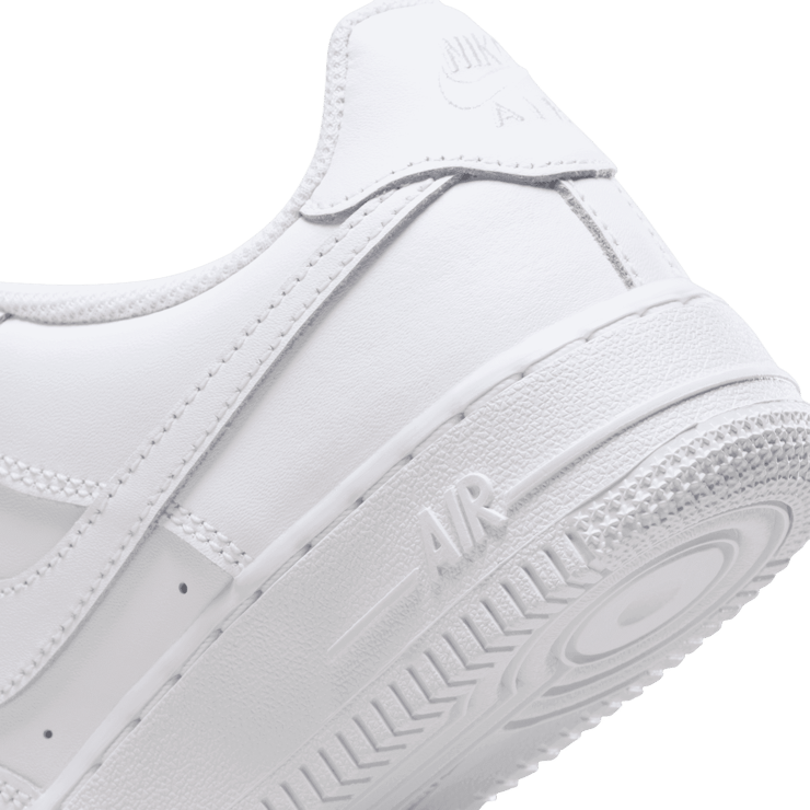 Nike Air Force 1 LE GS 'Triple White' Angle 3