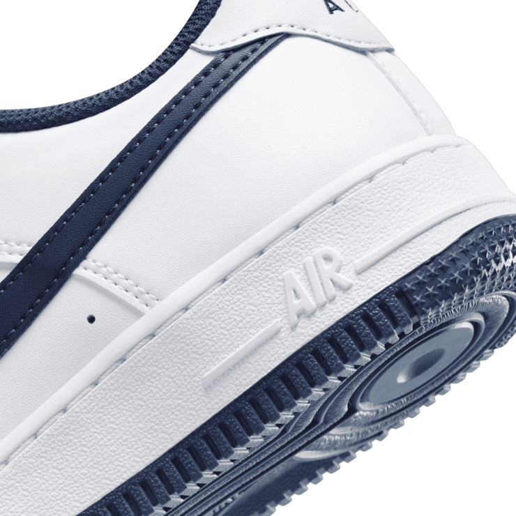 Nike Air Force 1 GS 'White Midnight Navy' Angle 5