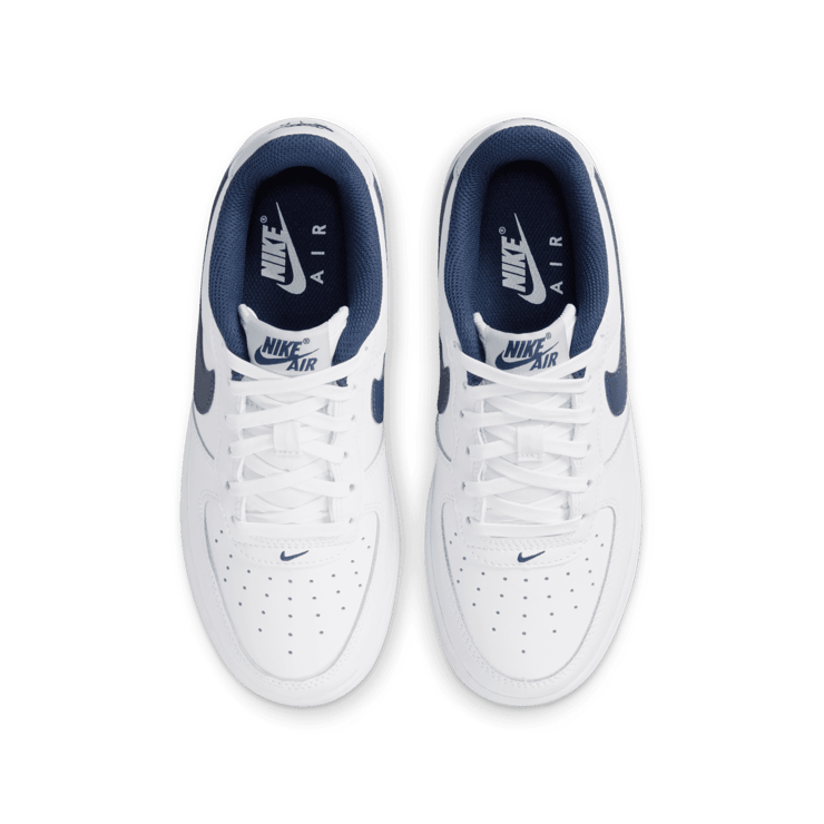 Nike Air Force 1 GS 'White Midnight Navy' Angle 1