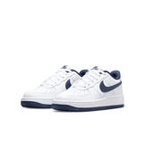 Nike Air Force 1 GS 'White Midnight Navy' Angle 2