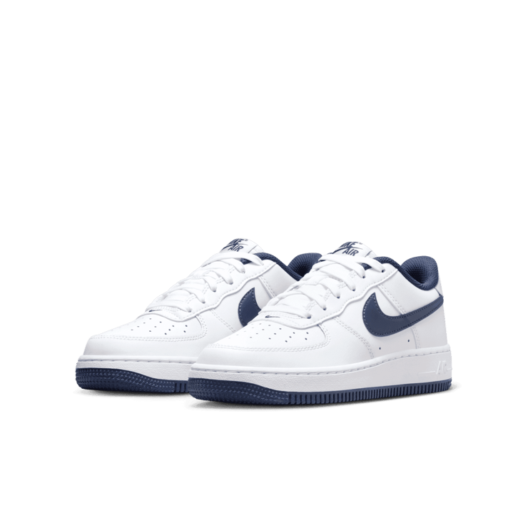 Nike Air Force 1 GS 'White Midnight Navy' Angle 2