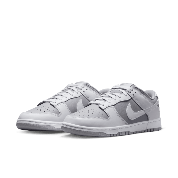 Nike Dunk Low White Grey Angle 2