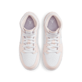 Jordan 1 Mid Pink Wash (GS) Angle 1