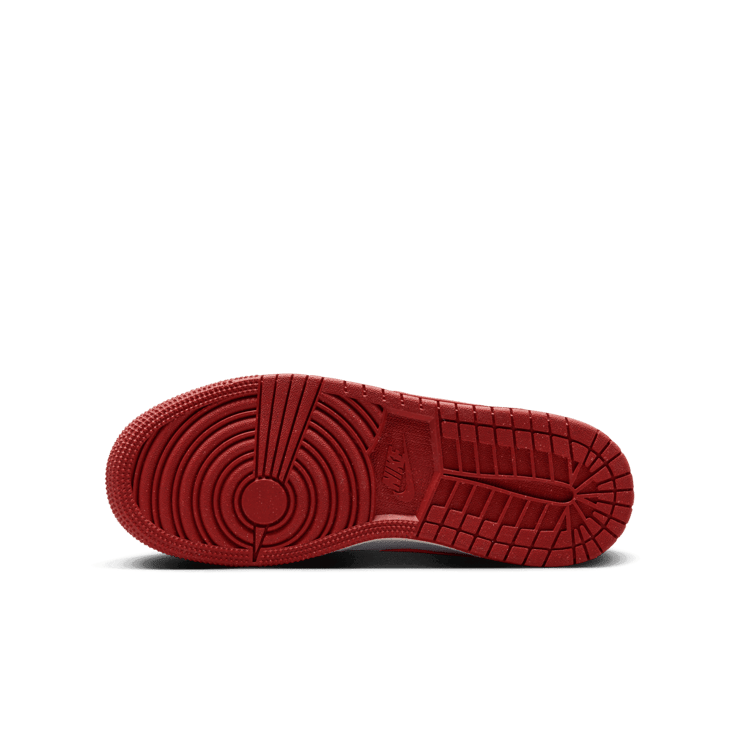 Air Jordan 1 Mid SE GS 'White Dune Red' Angle 0