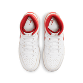Air Jordan 1 Mid SE GS 'White Dune Red' Angle 1