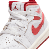 Air Jordan 1 Mid SE TD 'White Dune Red' Angle 4