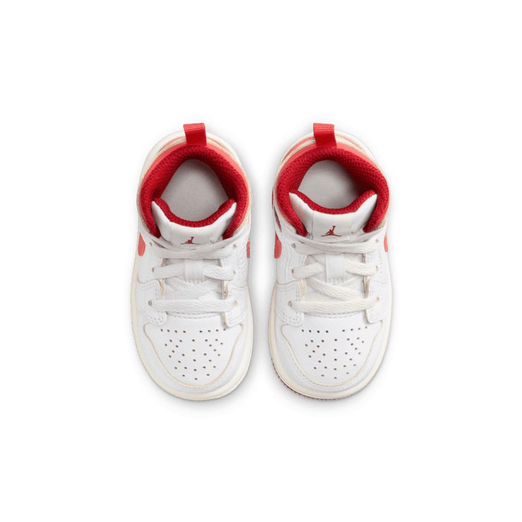 Air Jordan 1 Mid SE TD 'White Dune Red' Angle 1