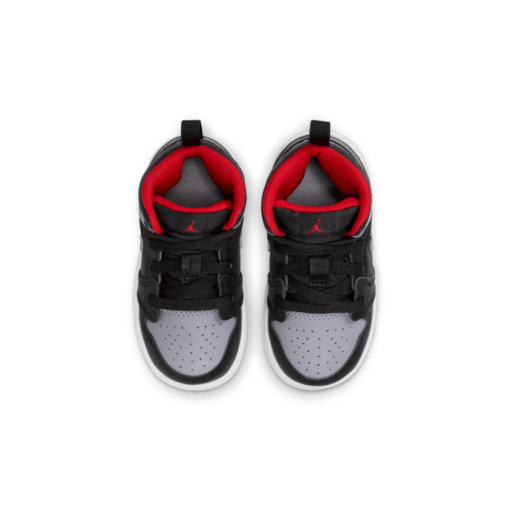 Air Jordan 1 Mid TD 'Bred Shadow' Angle 1