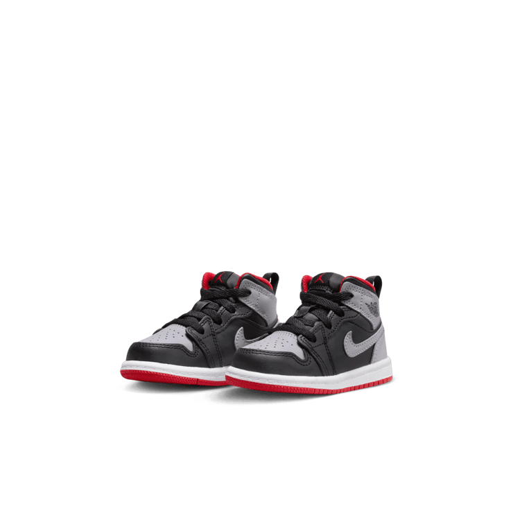 Air Jordan 1 Mid TD 'Bred Shadow' Angle 2