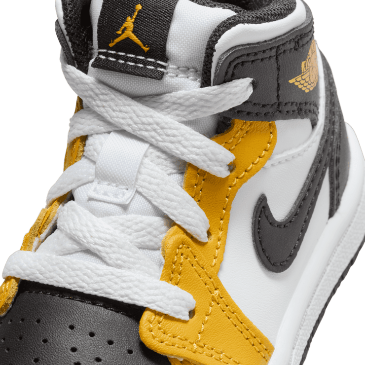 Air Jordan 1 Mid TD 'Yellow Ochre' Angle 4