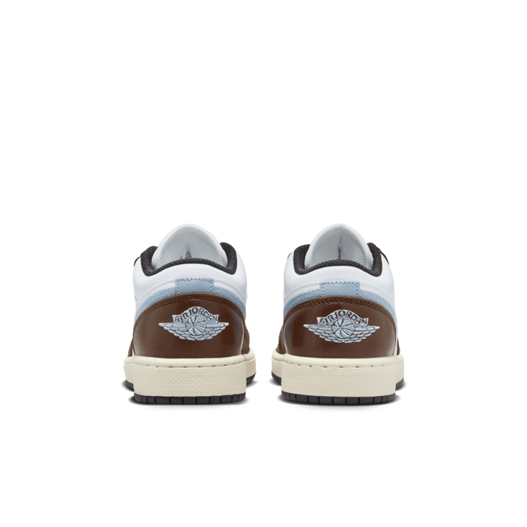 Air Jordan 1 Low SE GS 'Mocha Blue Grey' Angle 3