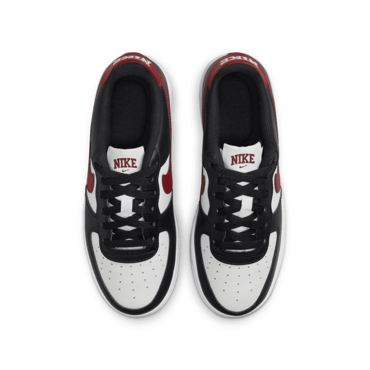 Nike Air Force GS 'Black Dark Team Red' FZ4351-001