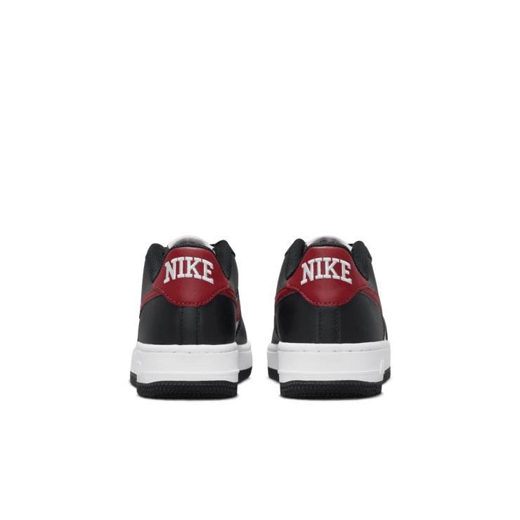 Nike Air Force 1 GS 'Black Dark Team Red' Angle 3
