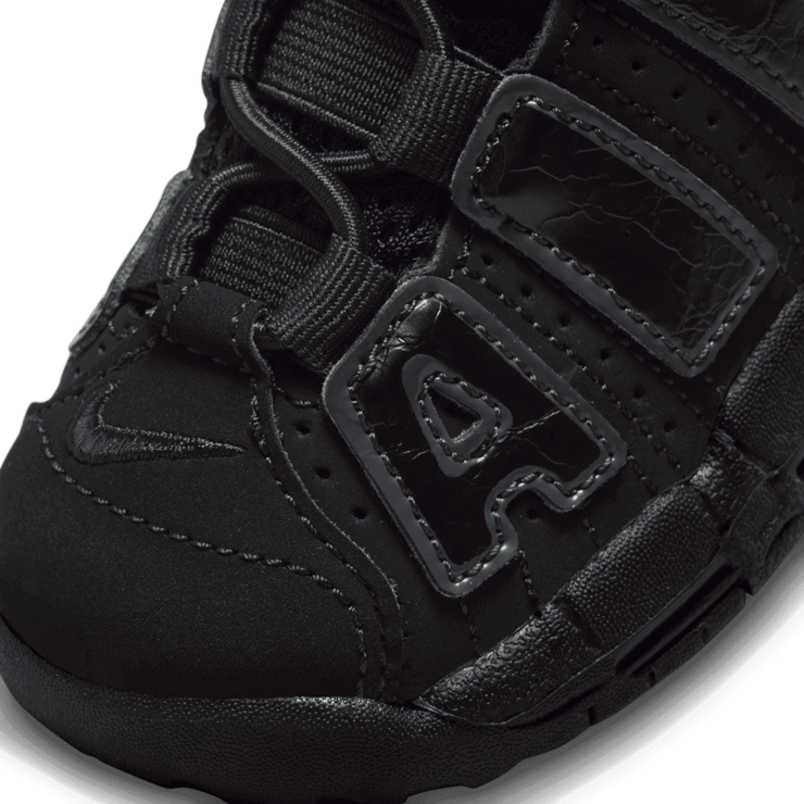 Nike Air More Uptempo TD 'Black Anthracite' Angle 4