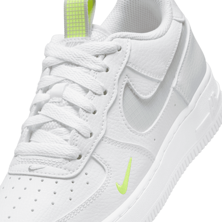 Nike Air Force 1 LV8 GS 'White Volt' Angle 4