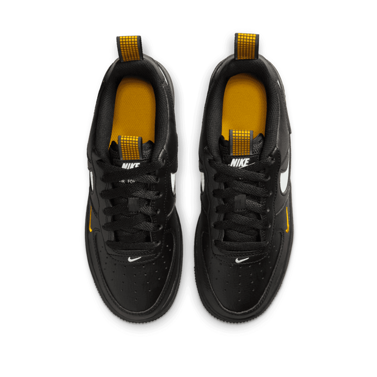Nike Air Force 1 LV8 GS 'Black University Gold' Angle 1