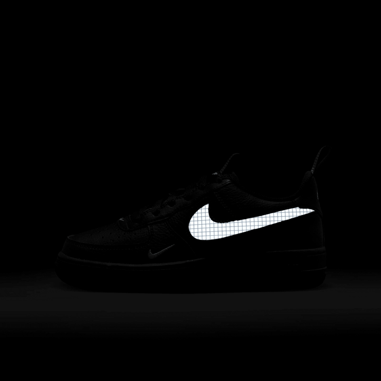 Nike Air Force 1 LV8 GS 'Black University Gold' Angle 7