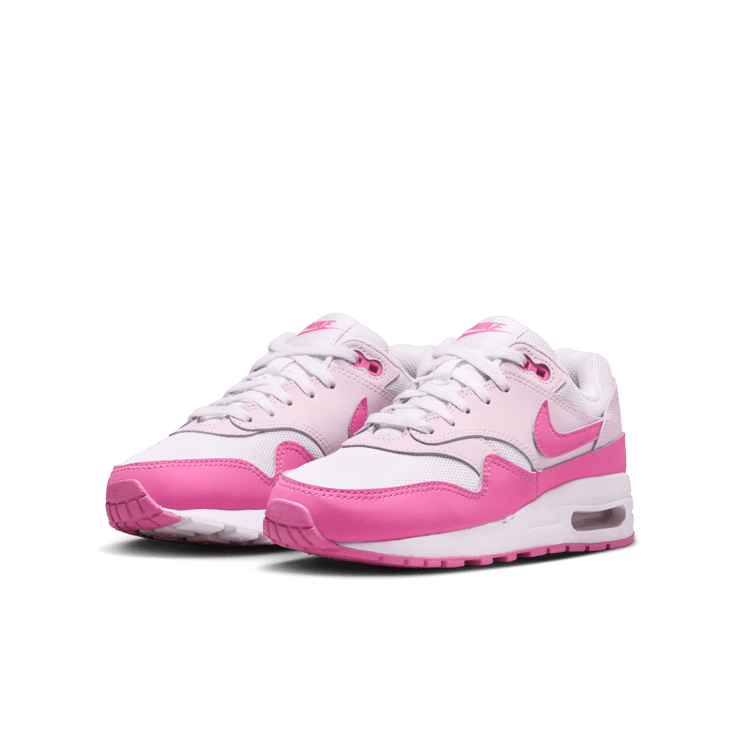 Nike Air Max 1 GS 'White Pink Foam' Angle 2