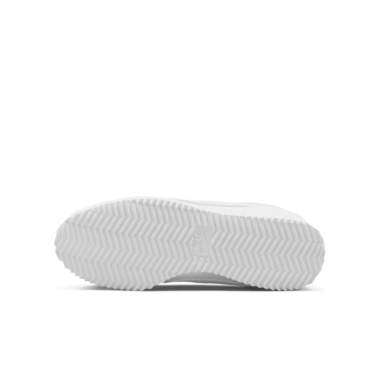 Nike Cortez Basic SL GS 'Triple White' Angle 0