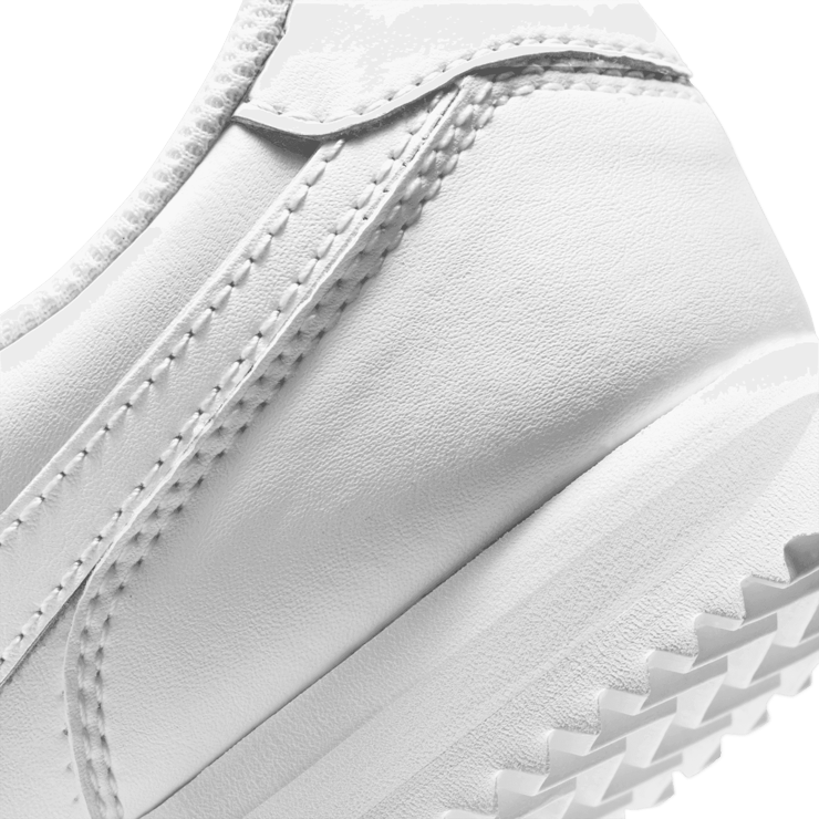 Nike Cortez Basic SL GS 'Triple White' Angle 6