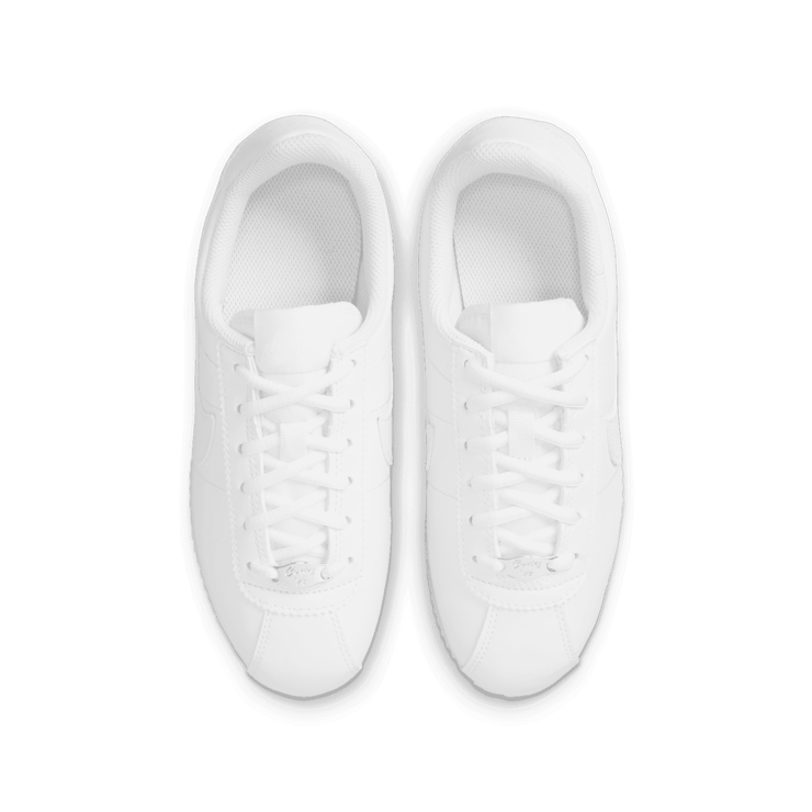 Nike Cortez Basic SL GS 'Triple White' Angle 1