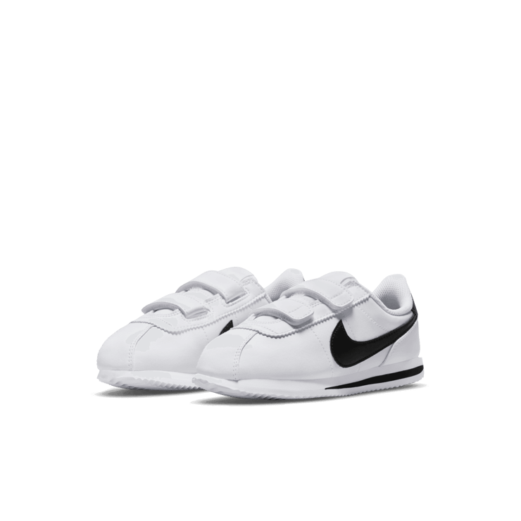 Nike Cortez Basic SL PS 'White Black' Angle 2