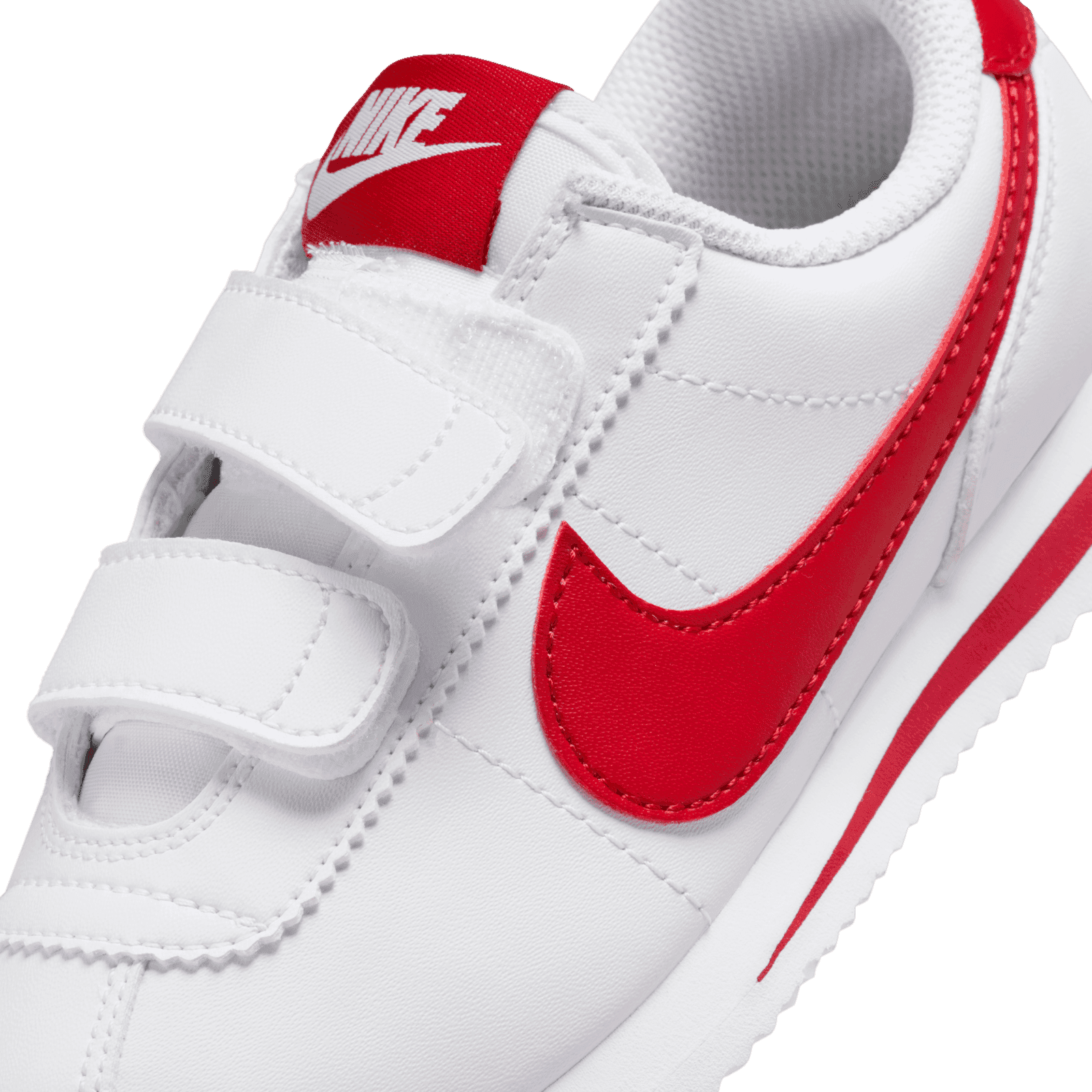 nike cortez white gym red