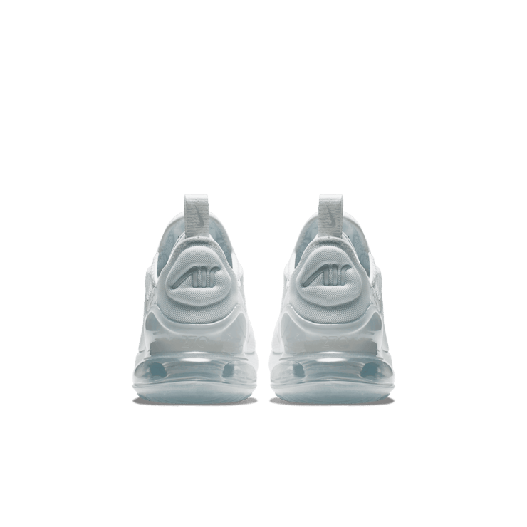 Nike Air Max 270 GS 'White Silver' Angle 1
