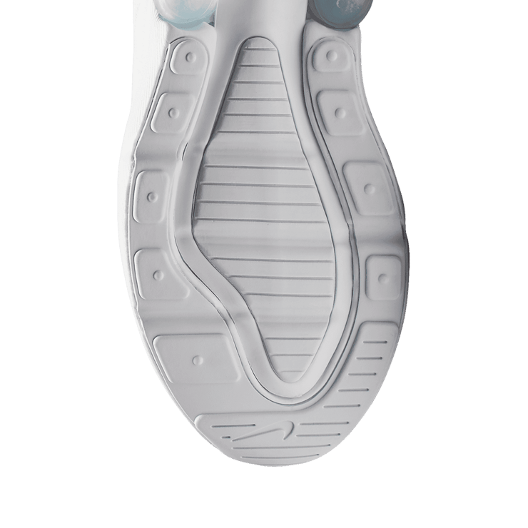 Nike Air Max 270 GS 'White Silver' Angle 3